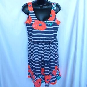 Tango Mango Sleeveless Floral striped Dress